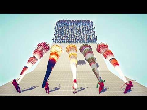 100x CLUBBER vs 5x EVERY GOD - 🏹 Totally Accurate Battle Simulator TABS