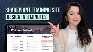 Design a SharePoint Training Site in 2025