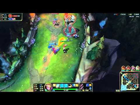 Ezreal and annie bot vs bard and Jinx