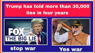Trump has told more than 30,000 lies in four years