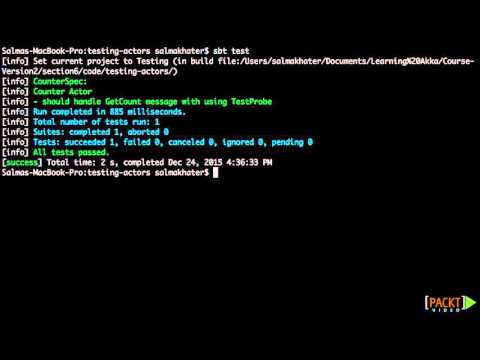 Learning Akka How to Test an Actor | packtpub com