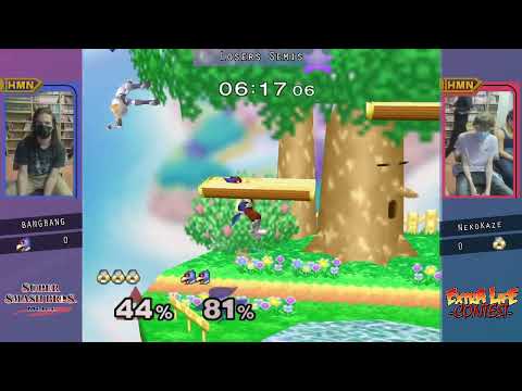 Extra Life Contest SSBM #10 - BANGBANG (Falco) vs. BG | NekoKaze (Sheik) - Losers Semis
