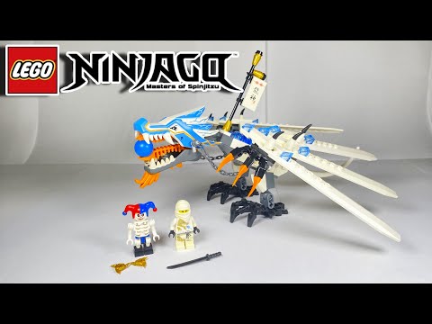 Lego NINJAGO Set 2260 Ice Dragon Attack Review (2011)