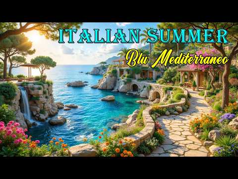 The Best 🇮🇹 Italian Music🎶 Italian Vibes 🎶 2+ Hours Scenic Amalfi Coast & Lake Como Relaxation 4K