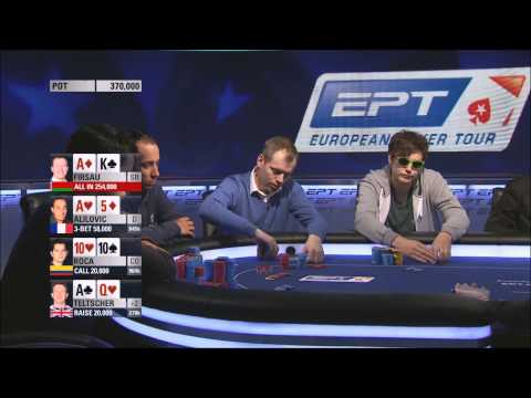 Increasing By 50% - FIRSAU vs ALILOVIC vs ROCA vs TELTSCHER - EPT 10 Grand Final  - Poker Highlight