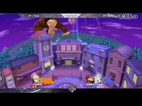 Hail Smash VII - HY | Yura (Corrin) Vs. TFY~Richy (Donkey Kong) - Losers Top 12 - Smash 4