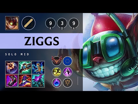 Ziggs Mid vs Syndra - EUW Grandmaster Patch 25.05