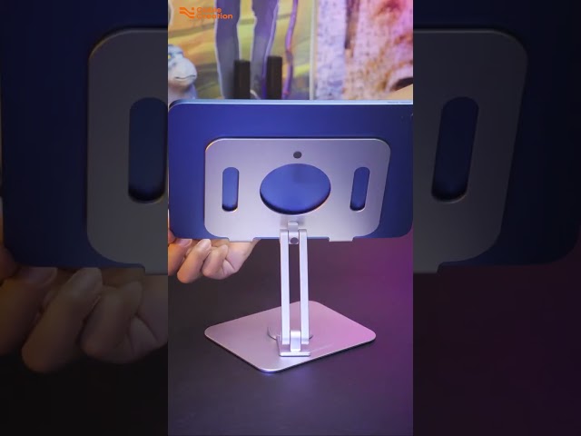 Vídeo relacionado con Yonality Soporte Tablet Mesa Giratorio de Metal, Stand Plegable Giratorio 360 Grados, Atril Tablet Multiángulo Soporte, Carga inalámbrica magnética, para Ebook Kindle, iPad Otras Tablets