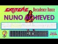 Decadence Dance Backing Track With TABS SOLO Builder Lyrics Fretboard View