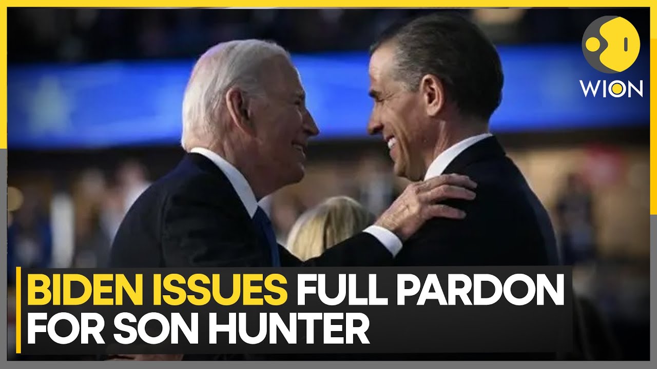 US: Biden Grants ‘Full And Unconditional’ Pardon To Son Hunter Biden  | World News | WION