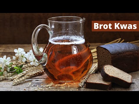 Russisches KWAS Rezept I FERMENTIERTEN Brottrunk selber machen (OHNE Hefe)