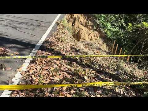 #ALERTA Carretera hacia #Arcatao, a la altura de Nueva Trinidad, #Chalatenango, a punto del colapso