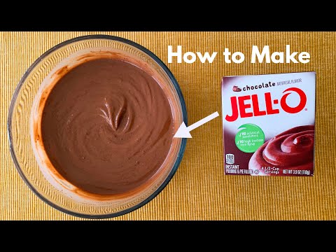 How To Make Jello Instant Pudding - 7 min Recipe Chocolate Pudding