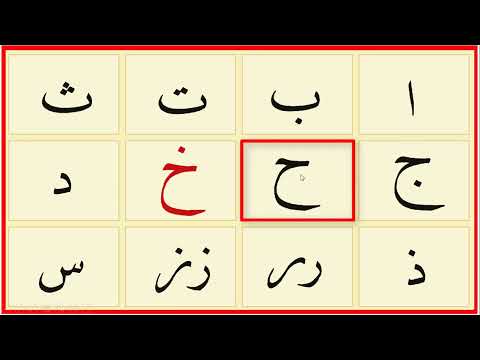 Elif Ba 1. Ders | Kuran Harfleri ve Mahreçleri (Çıkış Yerleri )