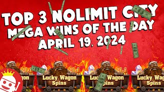 💥 TOP 3 NOLIMIT CITY BIG WINS OF THE DAY | APRIL 19 (2024) Video Video