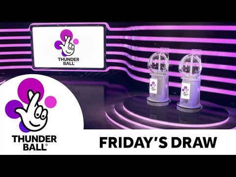 The National Lottery ‘Thunderball' draw results from Friday 12th July 2019