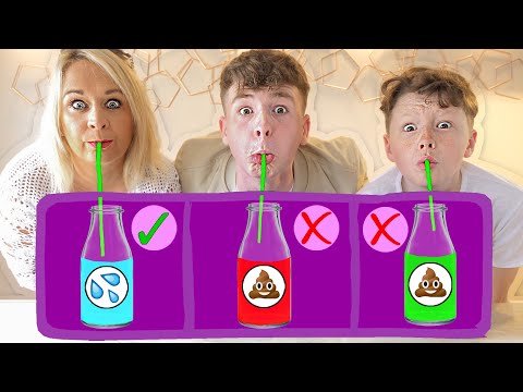 DON'T CHOOSE THE WRONG MYSTERY DRINK CHALLENGE! *funny*