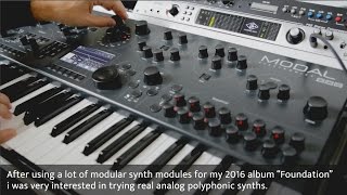 Video thumbnail for Testing the Modal Electronics 008 Analog Synthesizer by Rolf Maier Bode
