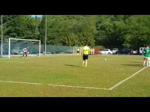 Calcio, Savona - Sestrese: il rigore di Mair