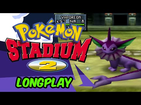 Shiny Pokemon Team ✨ Pokemon Stadium 2 Gym Leader Castle LONGPLAY (No Commentary)
