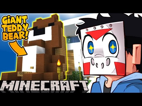 SOMEONE BUILT ME A GIANT TEDDY BEAR ON MINECRAFT! -  Ep. 25! Video