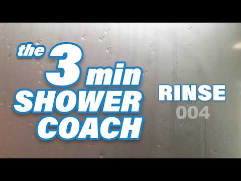 How to take fast shower - 3 minute coach #withme