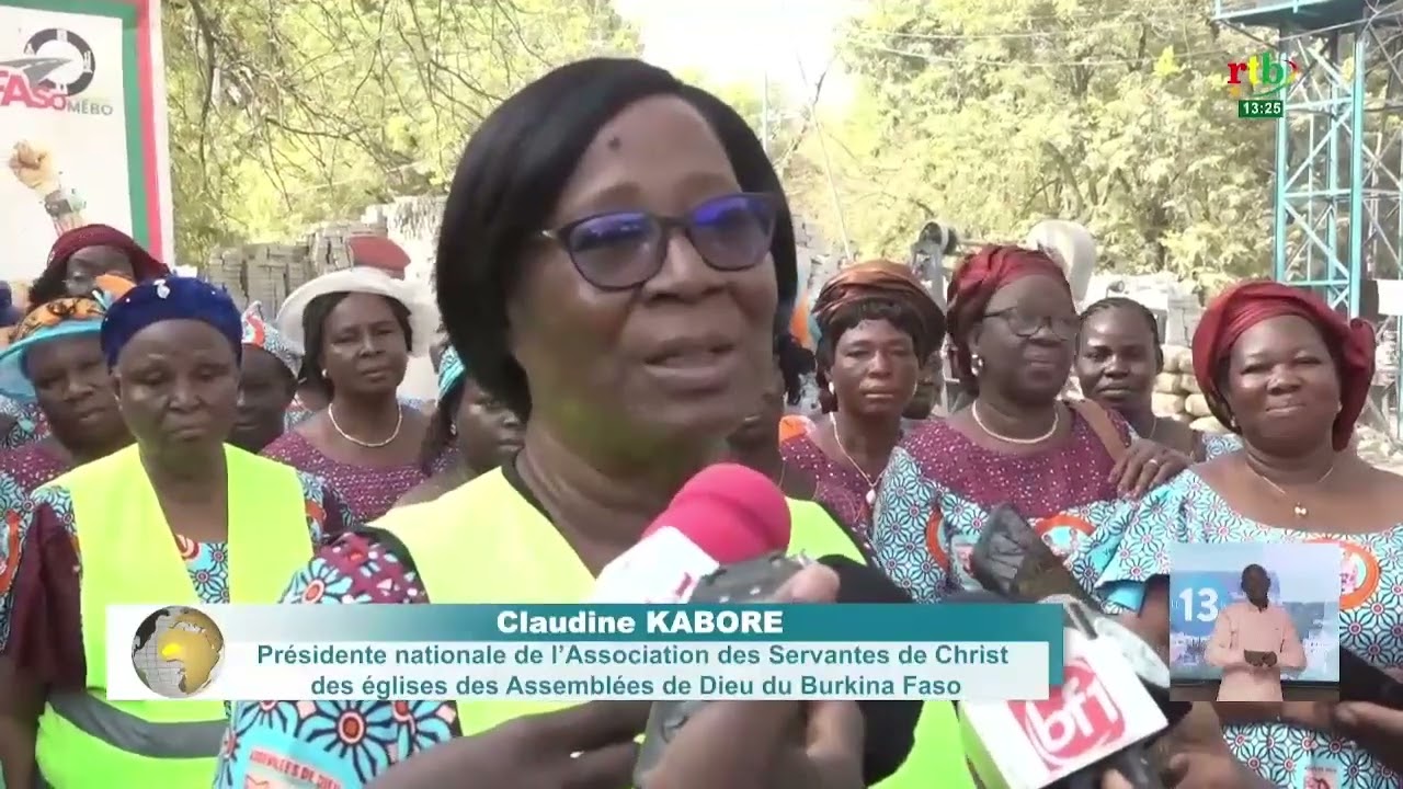Initiative Faso Mêbo : l’association des servantes du Christ apportent leur contribution