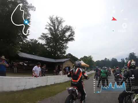 SC Mini GP: Supermini Race # 1 - Ryder with the first race, first crash of the day - Ohvale GP0 190