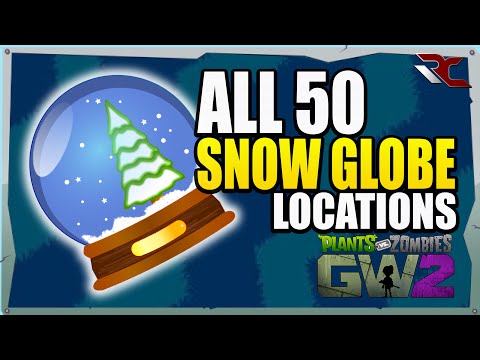 ALL 50 Snow Globe Locations | Plants vs Zombies Garden Warfare 2 - Collectible Guide Video