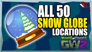 ALL 50 Snow Globe Locations | Plants vs Zombies Garden Warfare 2 - Collectible Guide