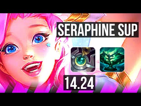 SERAPHINE & Ashe vs PYKE & Jhin (SUP) | KR Challenger | 14.24