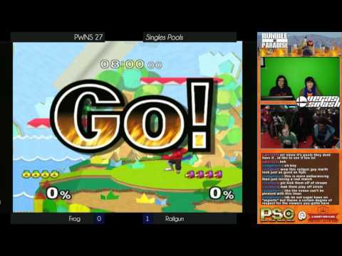 PWNS 27 - Melee- MM - Frog (Pichu, Shiek, Zelda) vs Railgun (Marth, Falco)