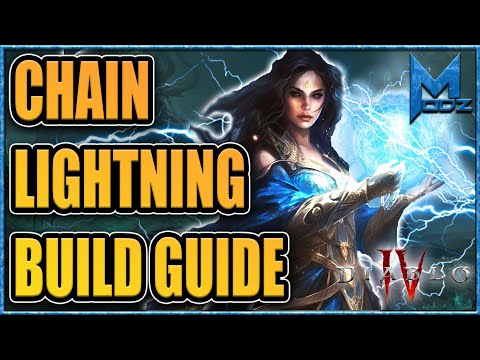 Buffed Chain Lightning Sorcerer Build Guide! It's Electrifyingly Good! Diablo 4 Patch 1.1.1