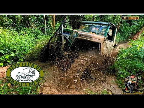 Jeep trail in Jaraguá do Sul-SC / route mapping for the Trilhão #4x4 #offroad #trail #mud