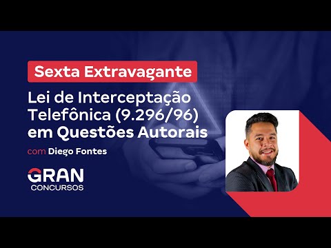 Sexta Extravagante - Lei de Interceptação Telefônica em Questões Autorais com Diego Fontes