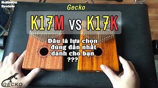 Video thumbnail for Kalimba Review | So Sánh Chi Tiết Gecko K17M và Gecko K17K by Nam Art Acoustic