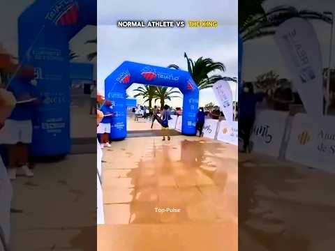 Normal athlete vs the king 👑🏃‍♂️