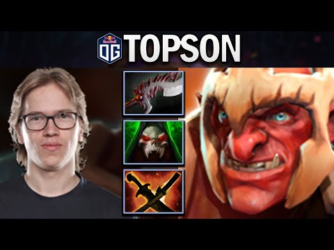 OG.TOPSON TROLL WARLORD - PRO MIDLANE - DOTA 2 7.26 GAMEPLAY