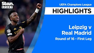 Download lagu Leipzig v Real Madrid Highlights | 2023-24 | UEFA Champions League mp3