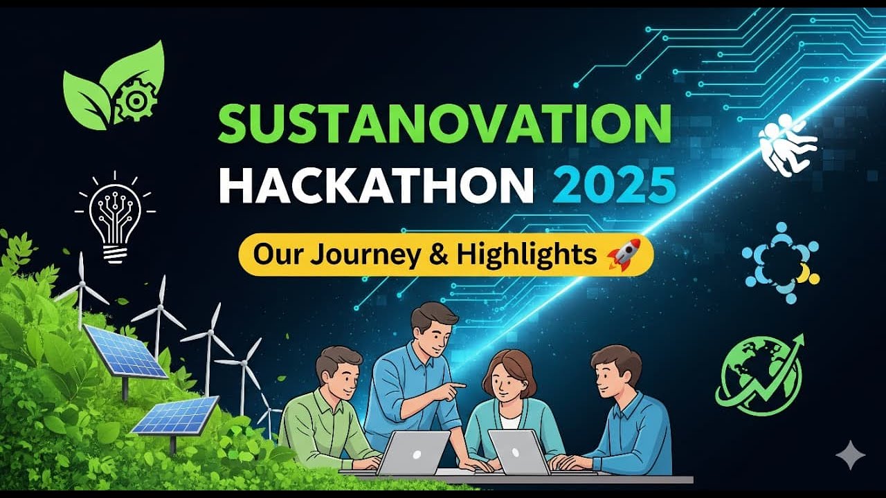 🚀 Our Journey at Sustanovation Hackathon 2025 | Team Highlights & Experience