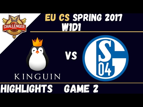 KGN vs S04 Highlights Game 2 EU CS Spring 2017 W1D1 Team Kinguin vs Schalke04