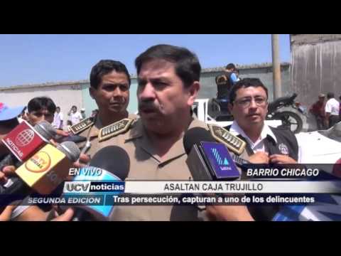 Capturan a delincuente tras asalto a Caja Trujillo