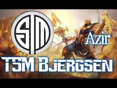 TSM Bjergsen AZIR vs Katarina Mid Lane - League of Legends Ranked Game North America