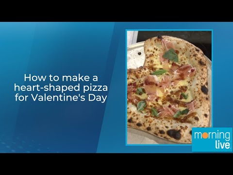 How to make a heart-shaped pizza for Valentine's Day