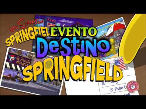Los Simpson Springfield-Tapped Out-Evento Destino Springfield
