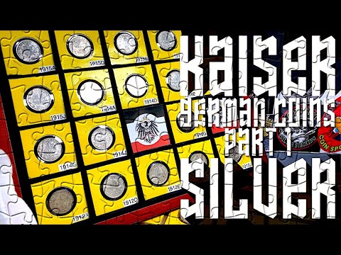 Silver coins to collect? (Part 1) ... Deutsches Reich 1891-1916 Type II small shield one mark coins