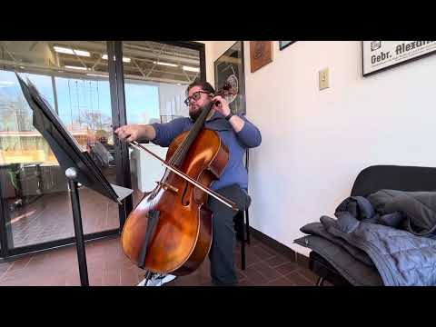 New Cedar Music Model CD 4/4 Full Size Cello - Oil Varnish with Bow, Rosin, Bag and Warranty image 9