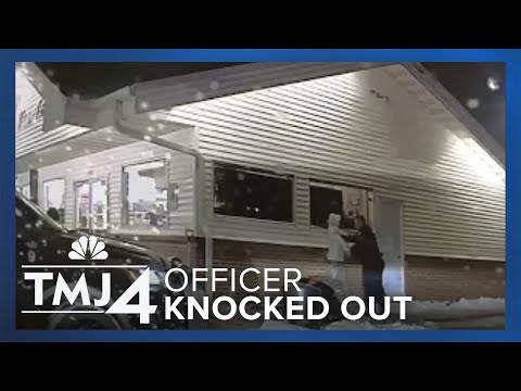 Wisconsin police officer knocked unconscious