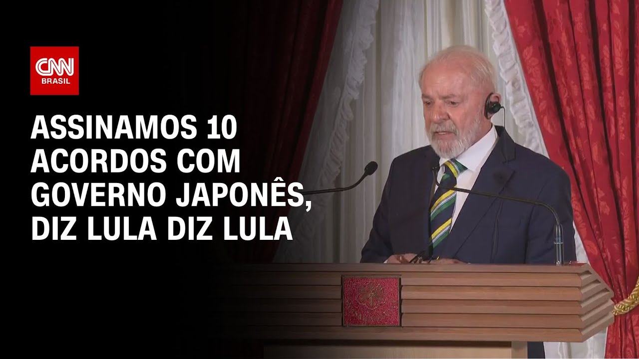 Assinamos 10 acordos com governo japonês, diz Lula | CNN NOVO DIA
