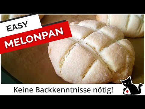 Super easy melonpan recipe with ready-made dough (German)